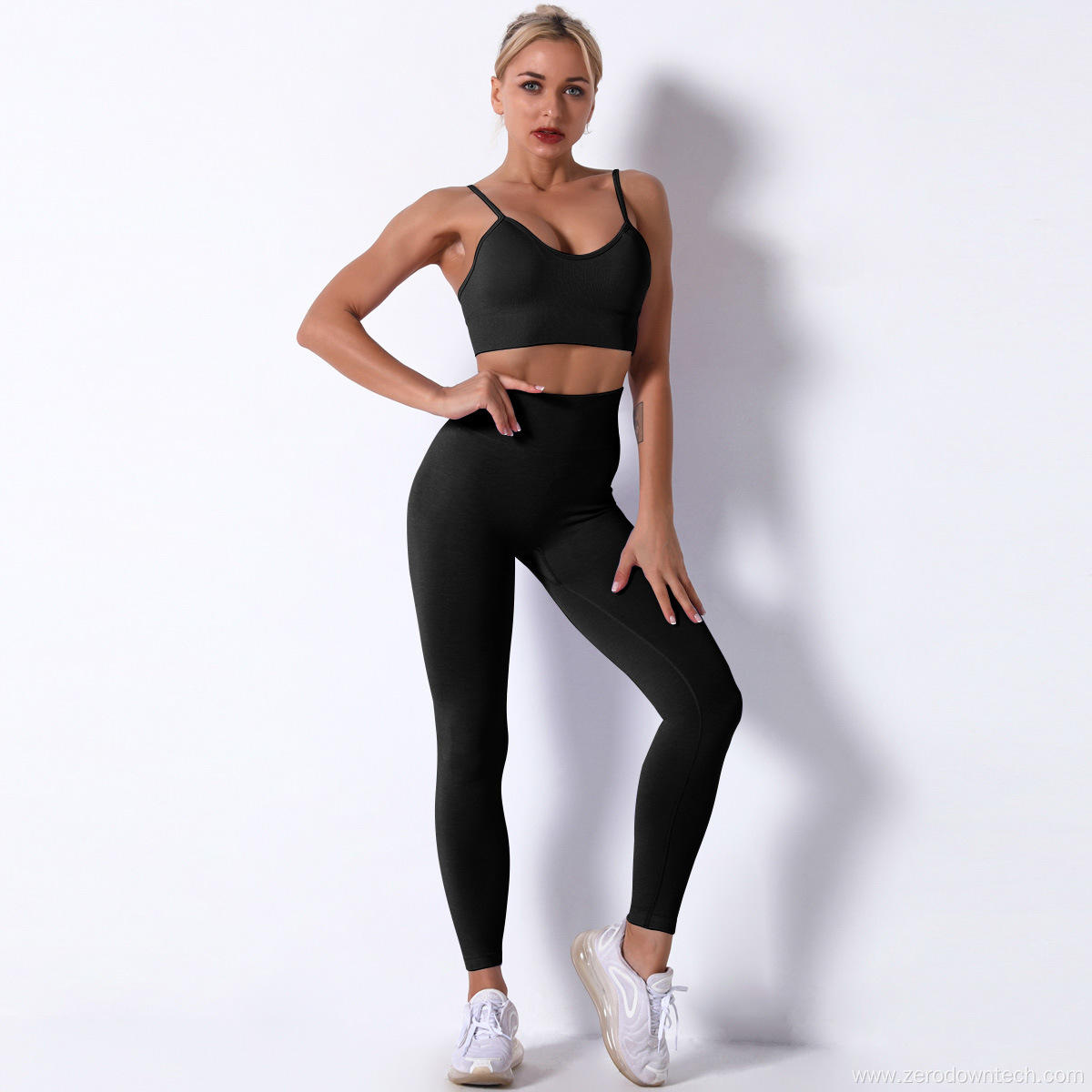 fitness running sports yoga clothes two-piece suit