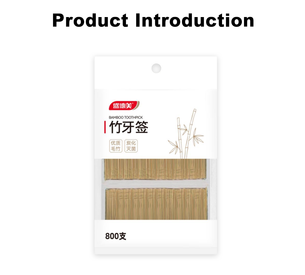 Пищевые бамбуковые зубочистки x Food Grade Bamboo Tooth Picks x