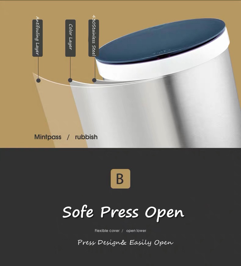 Desktop Press Open Dustbin