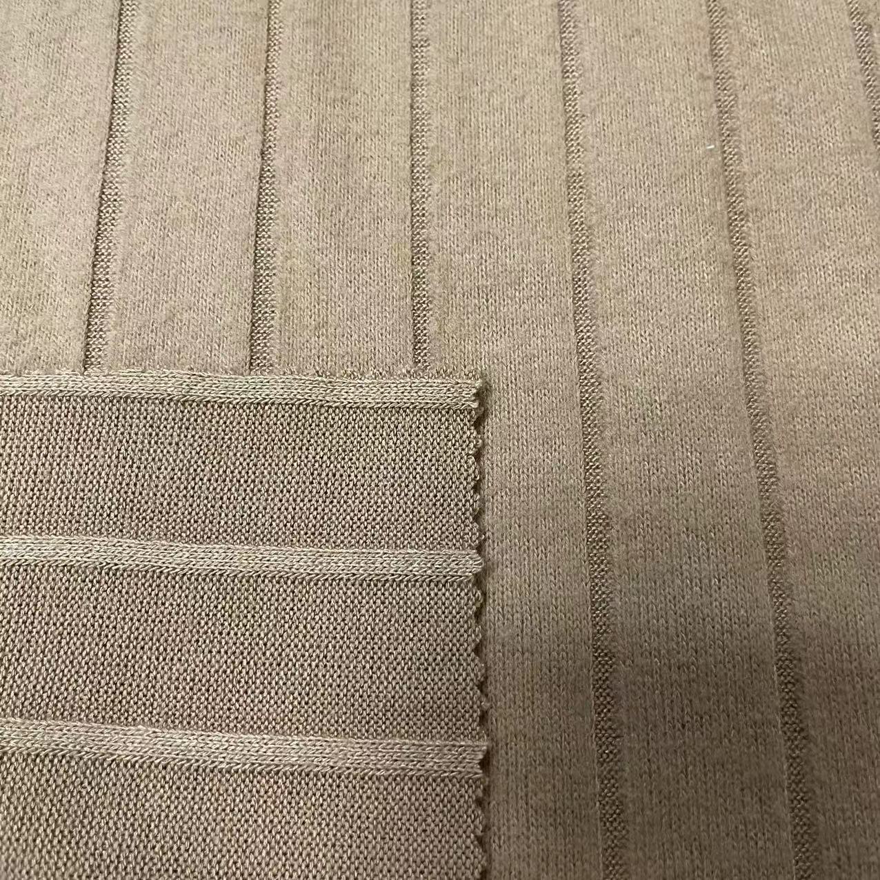 ribbed knitted fabrics