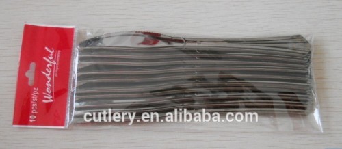solid disposable silver knife wholesale