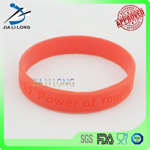 the silicone colorful silicone bracelet