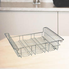 stainless steel dish vegetable fruit draining rack