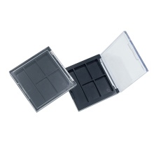 High Quality Plastic Square Empty Eyeshadow Case - 4 Pans