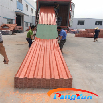 alibaba recycled plastic roofing/hard plastic roofing sheet/plastic sheet for roofing covering