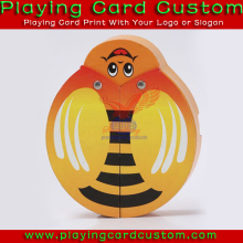 customized heart shape and pets playing cards