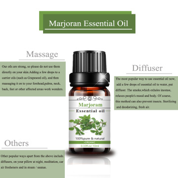 100 % Pure Natural Marjoram oil For Aching muscles