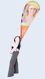 backpack flag|backpack banner|walking flag