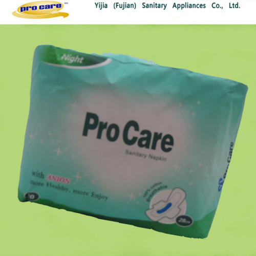 Super Absorbency Anion Sanitary Pad/Towels for Sister