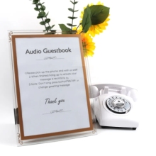 Voice Message Recording Telephone for Wedding and Party Guests