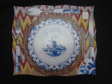 Two Sides Anti-slip Paper Traymat for Airlines Special Cutting