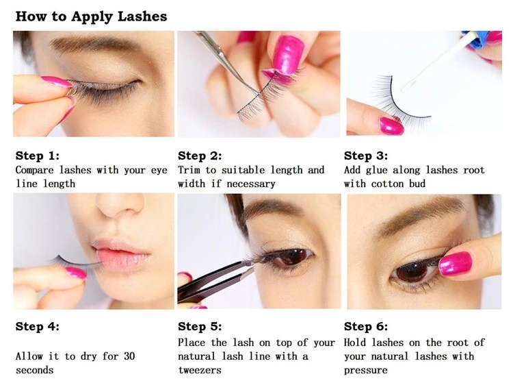 Top quality 3D mink false eyelashes