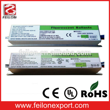 Fluorescnet ballast for T8 Fluorescent Lamps110-120v 36w high power factor