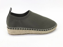 Women`s Slip On Fabric Jute Espadrilles Sneaker