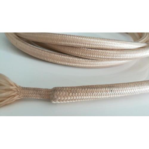 Alta qualidade e manga de algodão de cabo trançado colorido