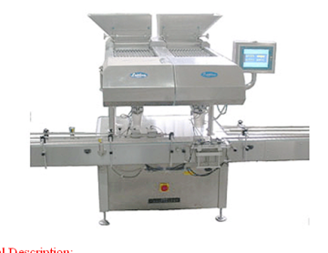 Capsule and tablet counting and bottle filling machine