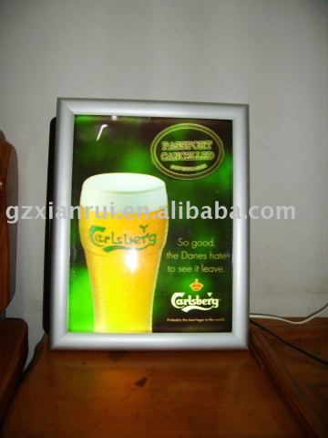 LED snap frame light box