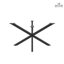X-shaped frame metal table legs