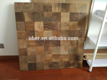 Rustic recycle Reclaimed Wood engineered wood parquet flooring