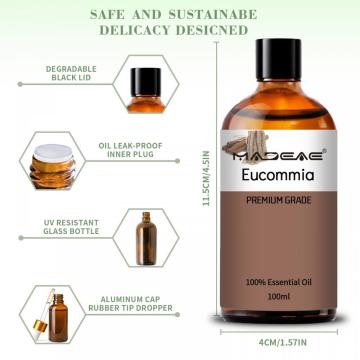 ราคาขายส่งจำนวนมาก Eucommia ออร์แกนิก 100% น้ำมัน Eucommia ธรรมชาติบริสุทธิ์