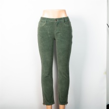 Wholesale Custom Ladies Straight Green Jeans
