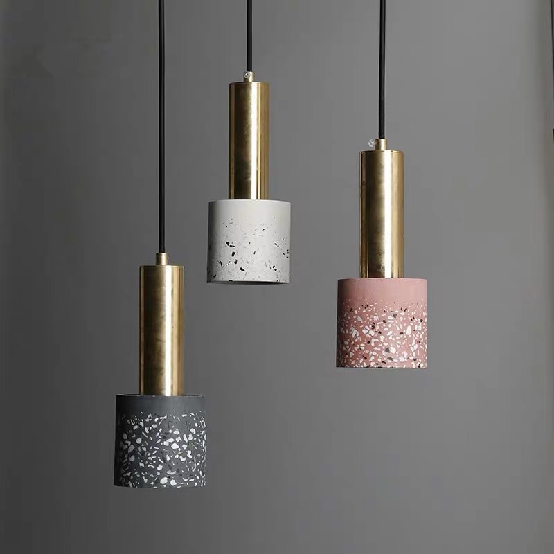 Bedroom Concrete Pendant Lamps