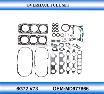 6G72/V73 MD777866 graphite full gasket set complete gasket set