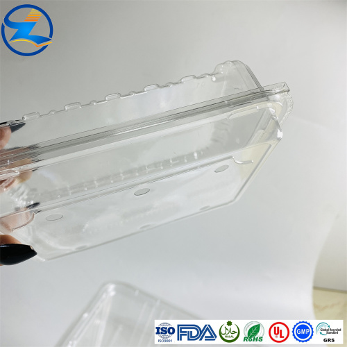 Embalaje de cajas transparentes de PVC de mascota suave personalizada