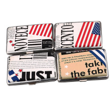 20-piece rectangular pattern leather cigarette case Beautiful cigarette case protection box