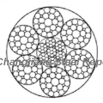 Line Contacted  Wire Rope 6X29FI