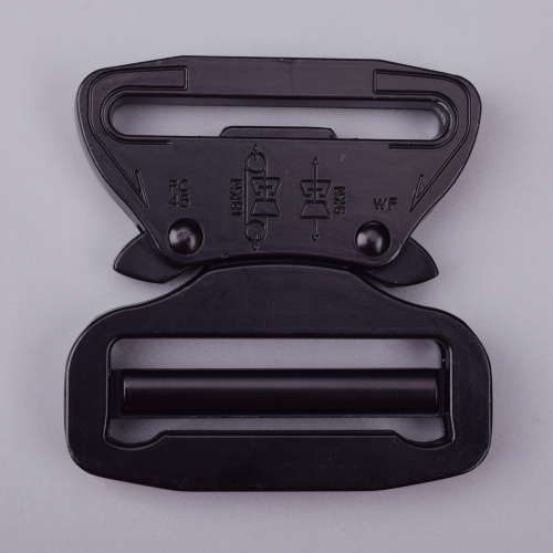 45mm Heavy Duty 300KG Steel Tactical Military Black Electrophoresis Cobra Belt Buckle