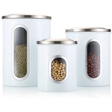 Food Storage Stainless Steel Canister Set