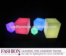 16" rechargeable waterproof color changing lighting led cube
