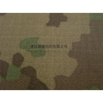 Tecido de camuflagem de nylon de algodão entrelaçado para uniforme de combate