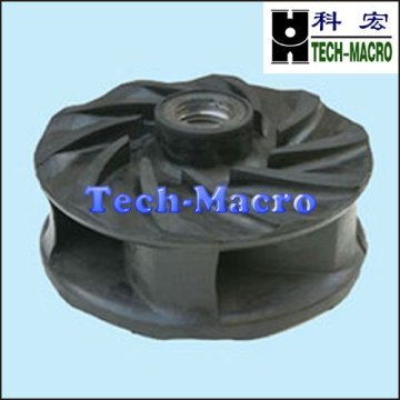 Centrifugal slurry pumps rubber impeller