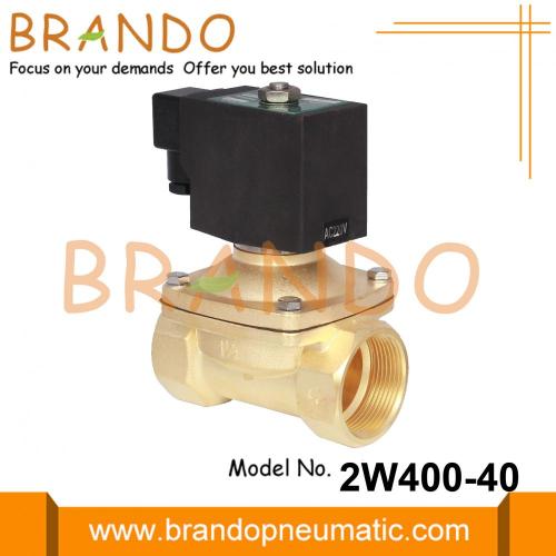 1.5 İnç Pirinç Su Elektrikli Solenoid Valf 220V