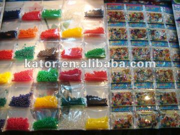 flower crystal soil beads in colorful