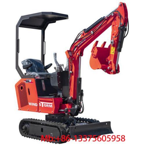 Swing boom mini crawler excavator Windstorm XN10