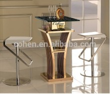 2015 new living room bar table/glass bar table for sale