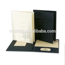 Debossing Presentation Folder,Silver Presentation Folder,Presentation Folder with UV
