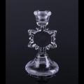 Glass Sun Shaped Candle Stick Holder