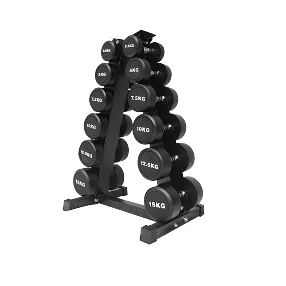 Bumper plate barbell gym holder