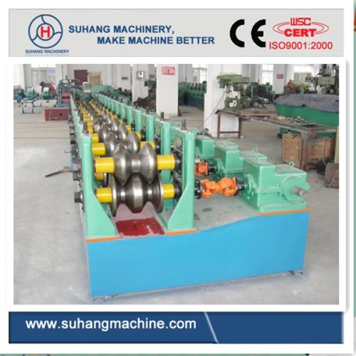 Safety Steel Three Wave Highway Guard Rail Roll Forming Machine