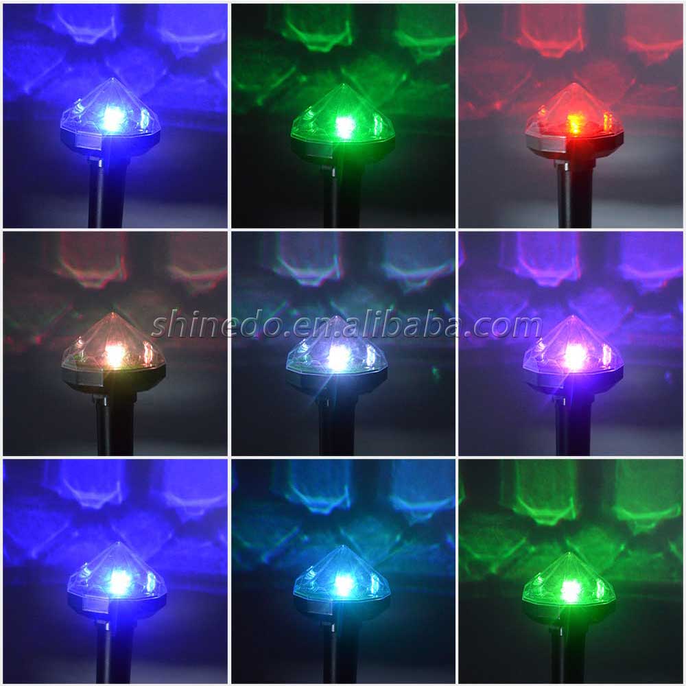 New RGB LED Garden Mice Snake Pest Trap Ultrasonic Solar Mole Repeller with EPA Certification