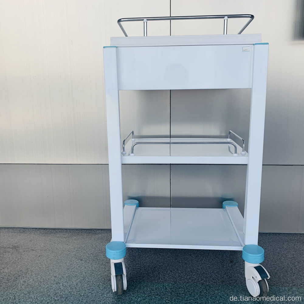 Krankenhaus Stahl Physiochemical Board Top Instrument Trolley