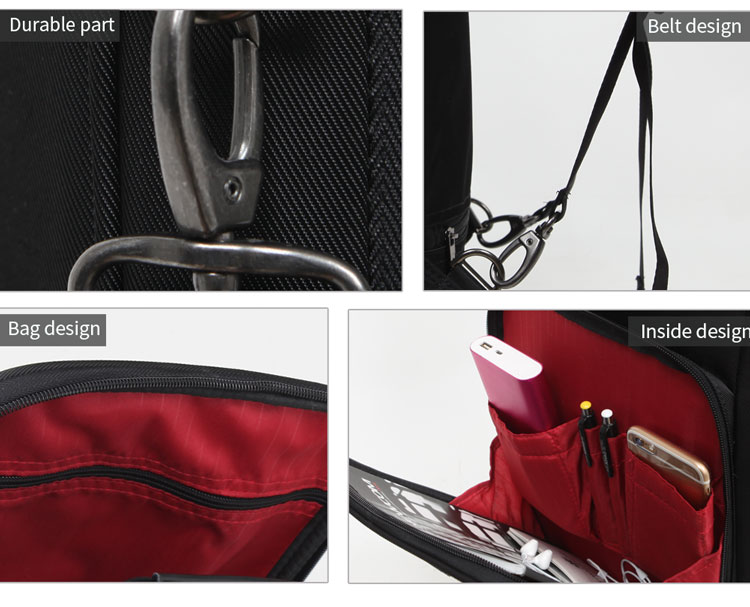 N295 Wholesale large capacity double-deck business backpack laptop backpack