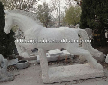 jumping horse statue