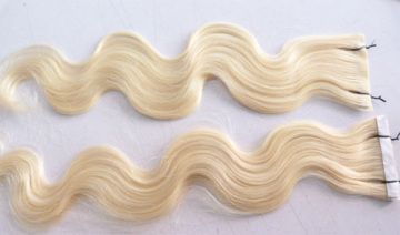 White Tape Hair Extension