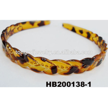 wholesale braided plain plastic headbands