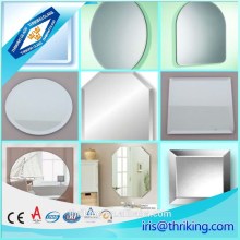 Cheap frameless wholesale irregular shaped portable mirror